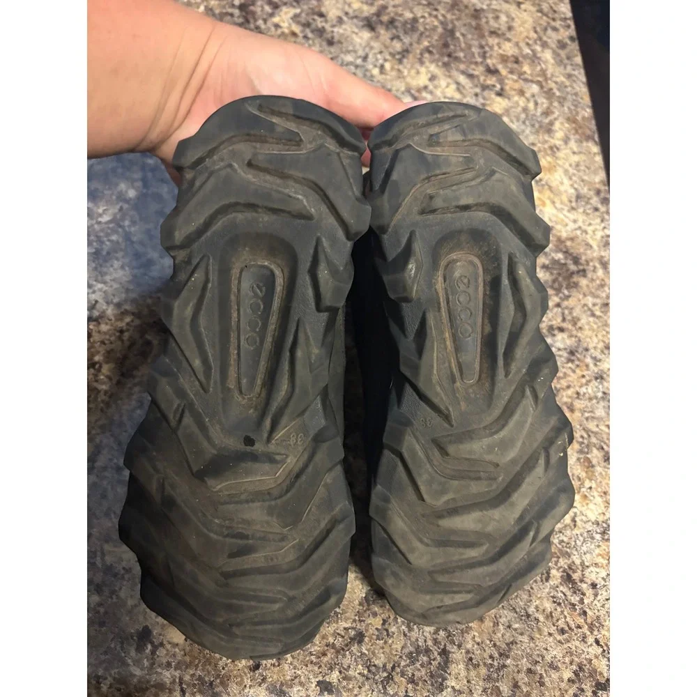 ECCO MX Mid GTX Mens Hiking Boots Black Gore-Tex Waterproof 820223-51052 Size 38